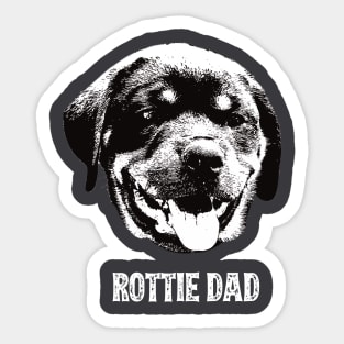 Rottweiler Dad Sticker